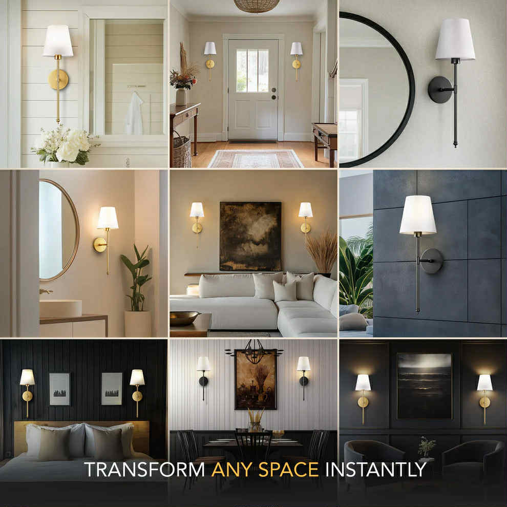 Wireless Wall Sconces Set