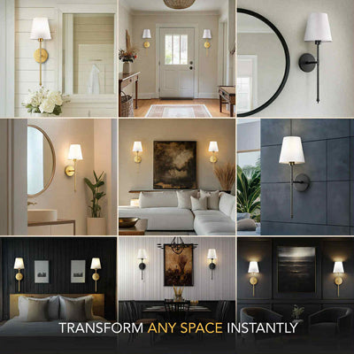 Wireless Wall Sconces Set